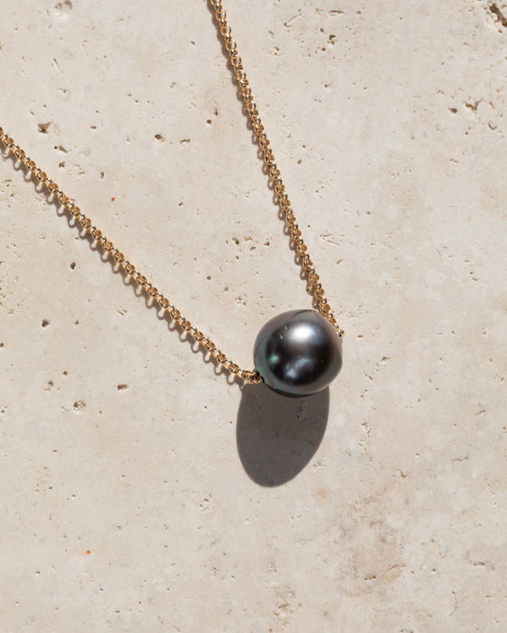 The 14K Tahitian Pearl Necklace