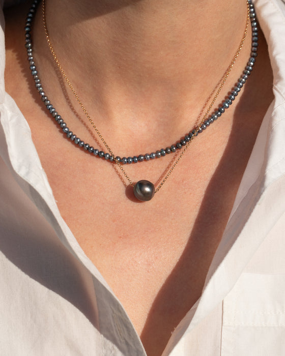 The 14K Tahitian Pearl Necklace