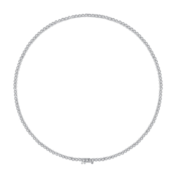 The Petite Plated Tennis Necklace (PRE ORDER MADE TO ORDER)