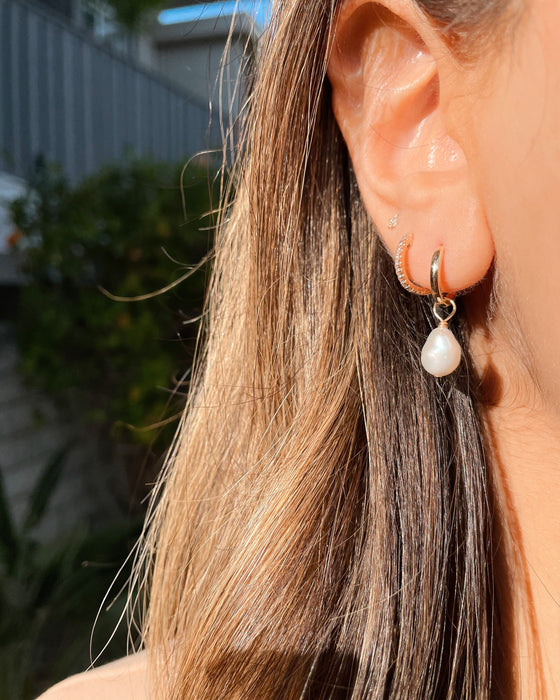 Favorite Pearl Earring Charm – Brinker + Eliza